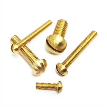 Rundt hode kobberbolt